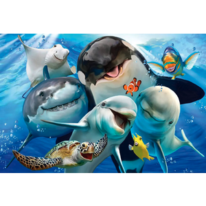 Puzzle 200 piese - Underwater Friends | Schmidt imagine