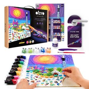 Set creativ - Sensory Art - Modelling clay 3D painting Park Guell Barcelona | Okto Clay imagine