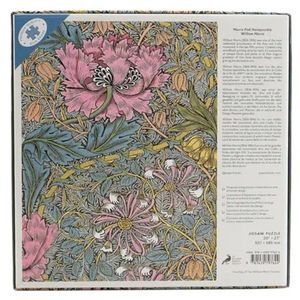 Puzzle 1000 piese - William Morris - Morris Pink Honeysuckle | Paperblanks imagine