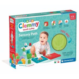 Set 4 covorase senzorial cu 8 cuburi moi, Clementoni, Soft Clemmy imagine