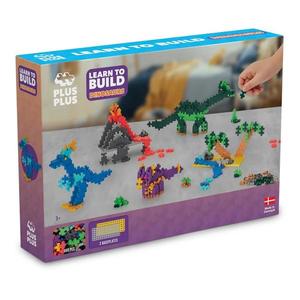 Set constructie, Plus-Plus, 600 piese, Invata sa construiesti, Dinozauri imagine