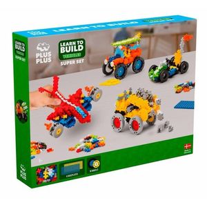 Set constructie, Plus-Plus, 500 piese, Invata sa construiesti, Vehicule imagine