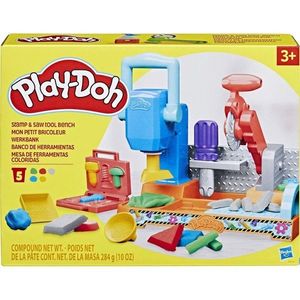 Set de joaca, Play-Doh, Banc de lucru cu scule, F9141 imagine