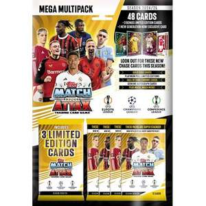 Set cartonase Mega Multipack, Topps, UEFA Match Attax 2024-2025 imagine