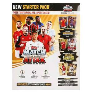 Set cartosase New Starter Pack, Topps, UEFA Match Attax 2024-2025 imagine
