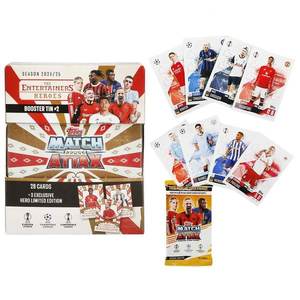 Set cartonase in cutie metalica Topps, UEFA Match Attax 2024-2025, Heroes imagine