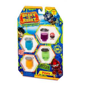 Set figurina si slime Ready2Robot - Pilot Style 2, Seria 1 (554011E5C) imagine