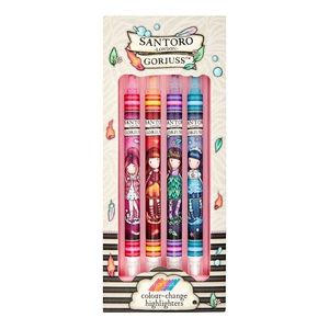 Set 4 markere, Gorjuss, Colour Change Highlighters imagine