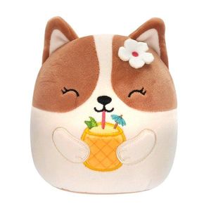 Jucarie de plus, Squishmallows, Corgiul Regina, 19 cm imagine