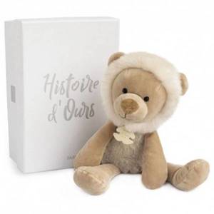 Jucarie de Plus, Histoire d'Ours, Leu, 30 cm, Bej imagine