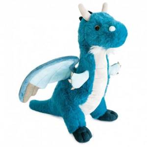 Jucarie de Plus, Histoire d'Ours, Dragon, 25 cm, Verde imagine