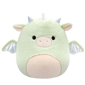 Jucarie de plus, Squishmallows, Fuzzamallows, Dragonul Drew, 30 cm imagine