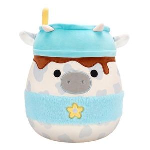 Jucarie de plus, Squishmallows, Vacuta Mustafa Latte, 30 cm imagine