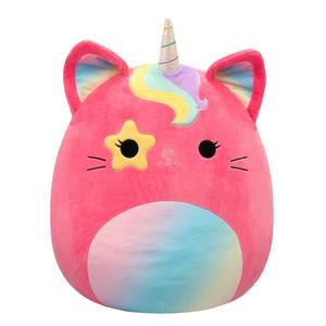 Jucarie de plus, Squishmallows, Pisicuta Unicorn Sienna, 35 cm imagine