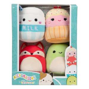 Set 4 jucarii de plus, Squishmallows, Micromallows imagine