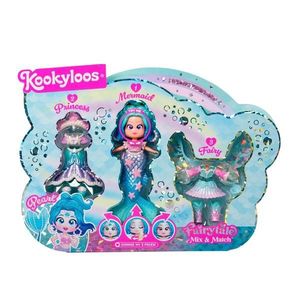 Set de joaca cu papusa Kookyloos, Fairytale Mix&Match, Pearl imagine
