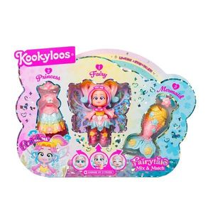 Set de joaca cu papusa Kookyloos, Fairytale Mix&Match, Rainbow imagine
