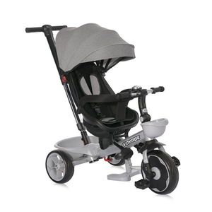 Tricicleta pentru copii cu sezut reversibil, Lorelli Voyage, 1-5 ani, Grey imagine