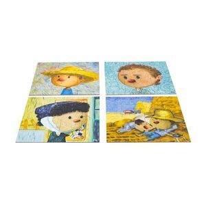 Puzzle 43 piese 4 in 1 - Muzeum Kidz - Vincent van Gogh | Today is art day imagine