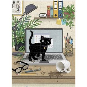 Puzzle 500 piese - Bug Art - Chaton Ordi | Kiub imagine