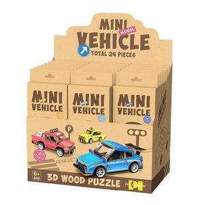 Puzzle 24 piese - Masini - Mai multe culori - Pret pe bucata | Puckator imagine
