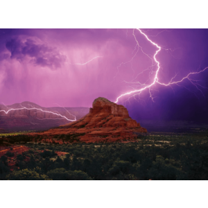 Puzzle 500 piese - Pink Thunderstorm Mood | Ravensburger imagine
