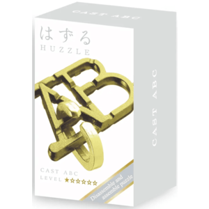 Puzzle mecanic - Mini Huzzle ABC - Gold | Hanayama imagine