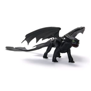 Figurina - How To Train Your Dragon - Dragon Toothless cu aripi mobile | Spin Master imagine