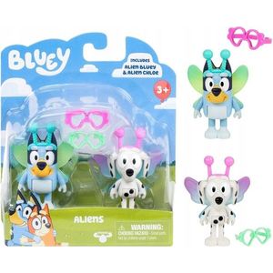 Set 2 figurine - Bluey - Aliens: Bluey & Chloe | Moose Toys imagine