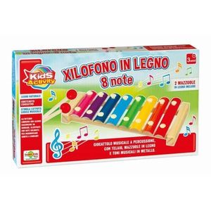 Jucarie bebe Xilofon lemn 8 note imagine