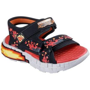 Sandale copii Skechers Mega-splash 4k 402161L-BKRD, 30, Negru imagine