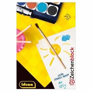 Idena Bloc desen A4, 120 g, 20 file imagine