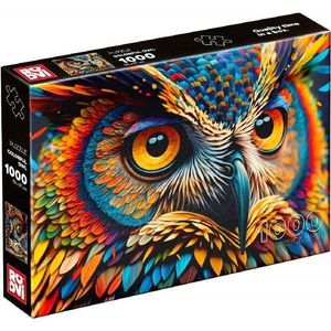 Puzzle 1000: Colorful Owl imagine