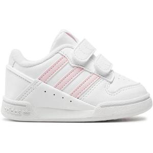 Pantofi sport copii adidas Team Court 2 Str Cf I ID6638, 22, Alb imagine