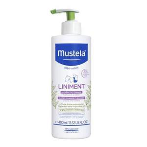 Emulsie curatare piele de sub scutec, Mustela Liniment, 400 ml imagine
