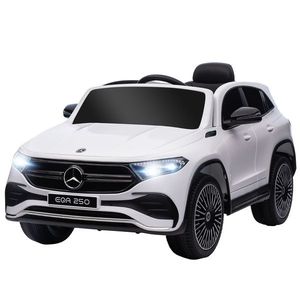 Mercedes-Benz EQA 12V Masinuta Electrica pentru Copii cu Baterie Portabila, cu Telecomanda, Muzica, Claxon, pentru 3-8 ani Alb HOMCOM | Aosom Romania imagine