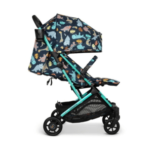 Carucior pentru copii Cosatto Woosh 4 Diggin Dinos 0-25 kg, Sistem Troller, Material Ecologic, Suport pahar, Husa de ploaie imagine