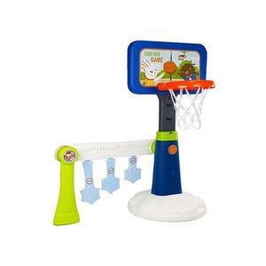 Set de joaca 2 in 1 cos de baschet pentru copii cu minge si pompa imagine