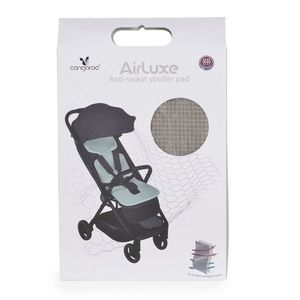 Protectie antitranspiratie Cangaroo AirLuxe Universal Grey pentru carucior, material 3D special, reduce transpiratia, potrivire universala imagine