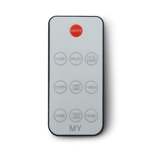Carusel pentru patut copii Moni Penguin Pink cu telecomanda, Functie rotatie, Sunete albe, Volum reglabil, Functie lampa de veghe, Timer, Melodii imagine