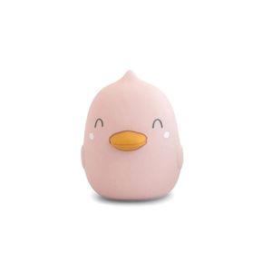 Lampa de veghe din silicon premium diverse lumini USB tip C Bright Duck Pink imagine