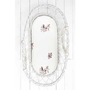 Set 2 cearceafuri cu elastic pentru landoucosulet bebe Bumbac Jungle PlantPuncte Sleepee imagine