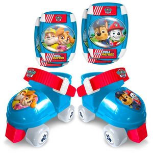 Role pentru copii Stamp Paw Patrol reglabile intre marimile 23-27, cotiere si genunchiere incluse imagine