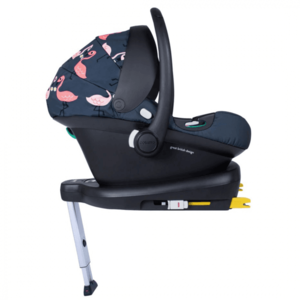 Carucior 4 in 1 pentru copii Cosatto Giggle Trail Pretty Flamingo, baza scaun auto isofix, geanta de infasat, saculet pentru picioare, husa ploaie imagine