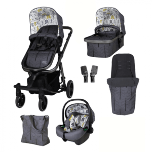 Carucior 3 in 1 pentru copii Cosatto Giggle Trail Fika Forest, geanta de infasat, saculet pentru picioare, husa ploaie imagine