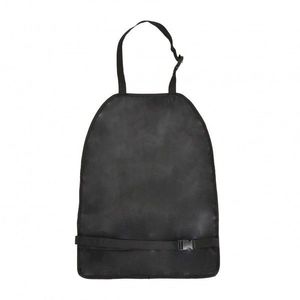 Organizator auto pentru copii Cangaroo Harbour Black, Model universal, Protejeaza scaunul din fata de murdarie, Buzunare multiple, Compartiment pentru seervetele umede si Sticla, Dimensiune 59x43 cm imagine
