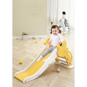 Tobogan din plastic pentru copii Moni cu margini rotunjite, baza stabila, manere de sustinere la urcare imagine