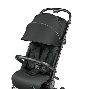 Carucior copii Peg Perego Volo, ultracompact, 0 - 22 kg, cu spatar si suport pentru picioare reglabile, frana centralizata, bara frontala detasabila si geanta transport inclusa, 5.4 kg, Metal, Verde imagine