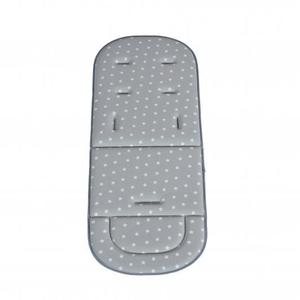 Saltea universala pentru carucior Cangaroo Kona grey, Orificii pentru centurile de siguranta, Tesatura speciala respirabila, Dimensiune 80 x 32 cm imagine