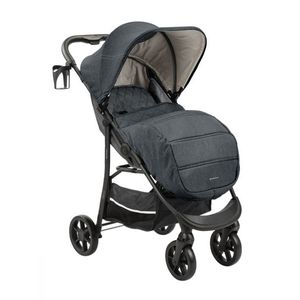 Carucior modular 3in1 KikkaBoo Selina DarkGrey 2024, Scaun sport reversibil, Landou, Scaun auto omologat R129 I-Size, Copertina reglabila, Roti pivotante, Suport picioare, Bara de protectie detasabila, Geanta si Huse picioare incluse imagine